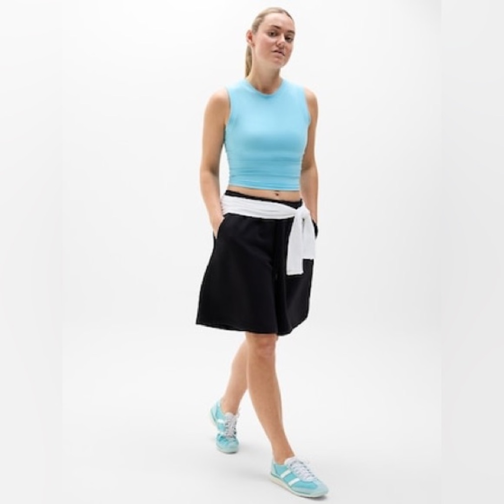 Athleta: Renew Seamless Muscle Tank, Large, Aqua - Picture 2 of 6